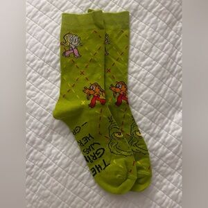 New Green Mcdonald’s Grinch Socks